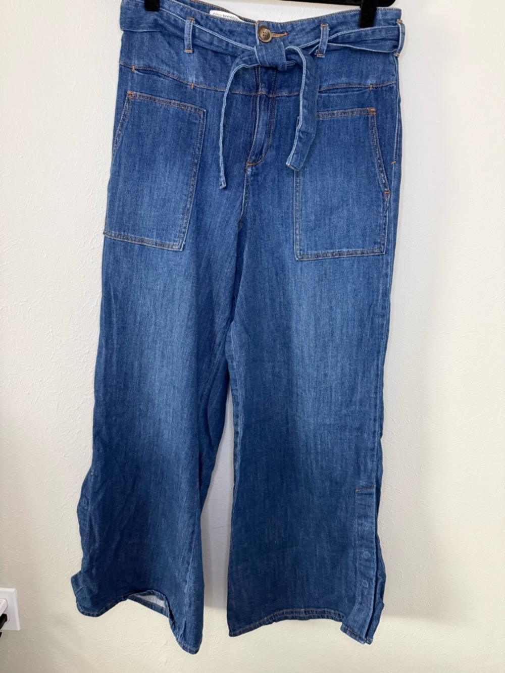 Pilcro and the Letterpress wide leg high waited jeans size 30 - Picture 4 of 7
